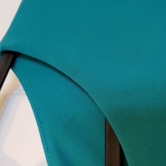 NWT BCBG MAXAZRIA Long Turquoise Dresss - Picture 10 of 12